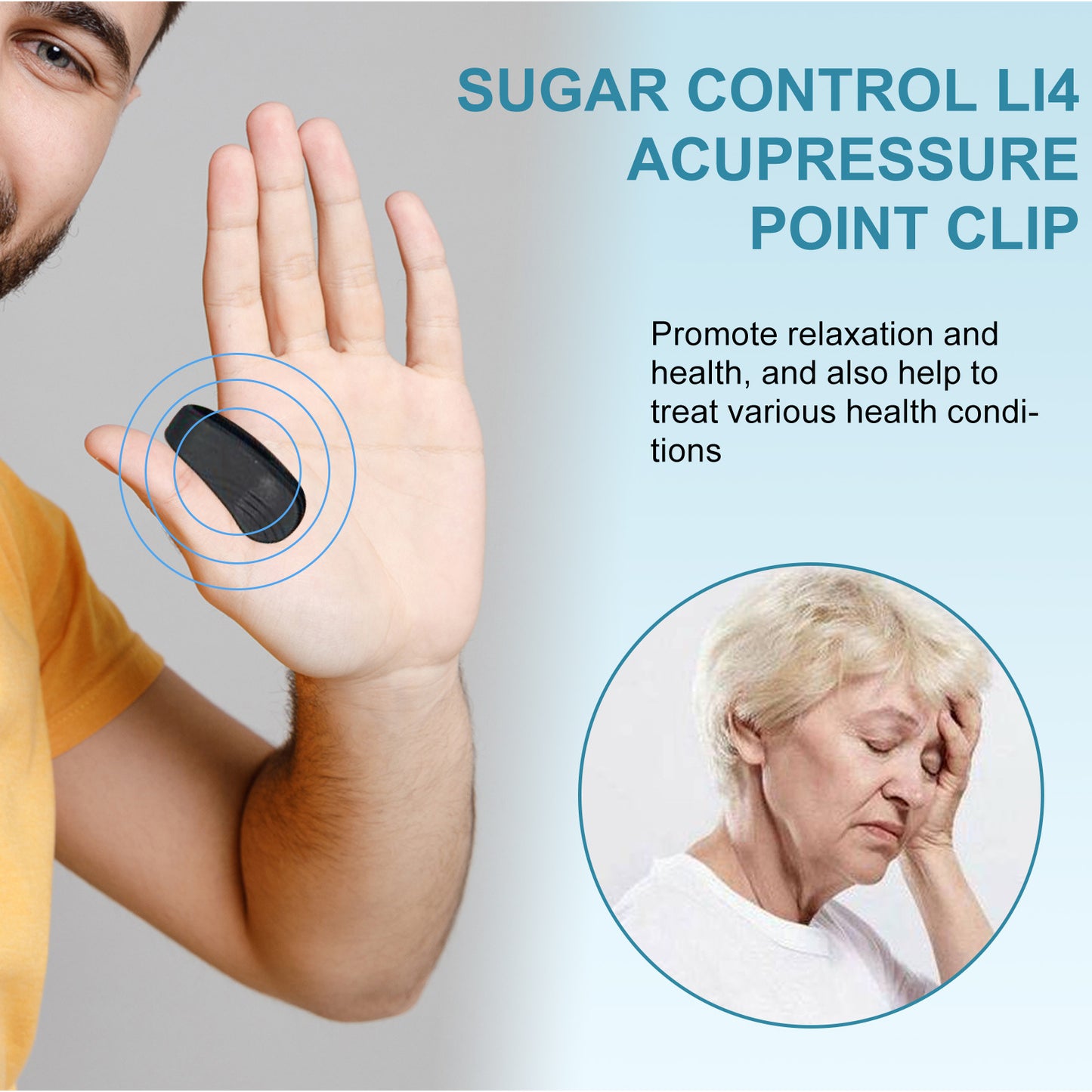 Acupressure Sugar Control Clip – Natural Support for Healthy Blood Sugar