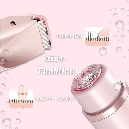 2-in-1 Electric Shaver & Bikini Trimmer for Women