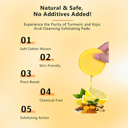 Soothing Turmeric Glow Pads – Brighten, Calm & Purify