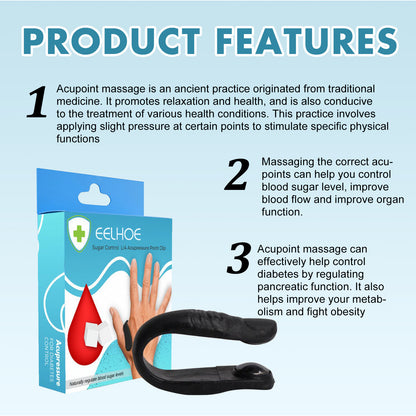 Acupressure Sugar Control Clip – Natural Support for Healthy Blood Sugar