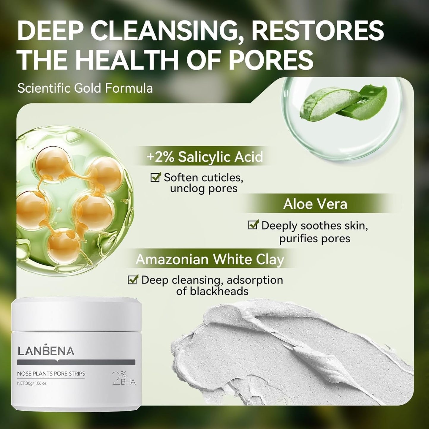LANBENA Blackhead Remover Peel Off Mask
