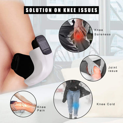 Smart Air Compression Knee Massage Machine – Pain Relief, Heat Therapy & Joint Relaxation