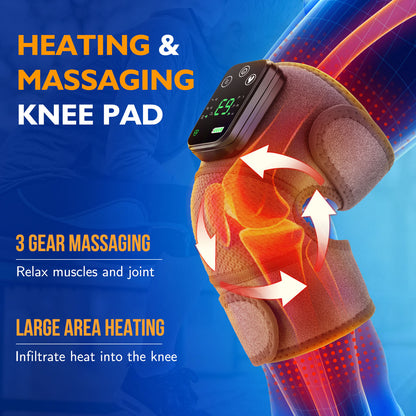 Arthritis Pain Relief Heating Vibration Knee Massager – Joint Therapy & Mobility Support