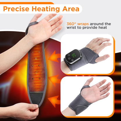Electric Wrist Massager with Heat – Pain Relief, Relaxation & Improved Circulation