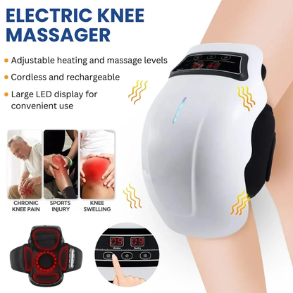Smart Air Compression Knee Massage Machine – Pain Relief, Heat Therapy & Joint Relaxation