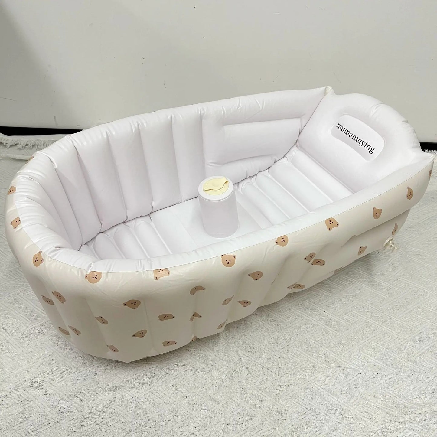 Air Inflatable Baby Bathtub – Portable Infant Bath with Safety Support
